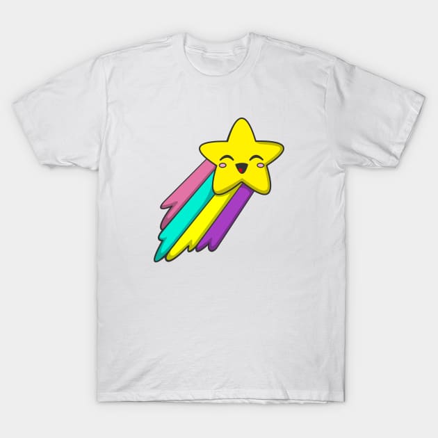 Cute Kawaii Shooting SUPER *STAR* T-Shirt by pbDazzler23